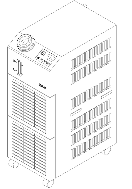SMC HRS050-AN-20 Thermo-Chiller, Air Cooled